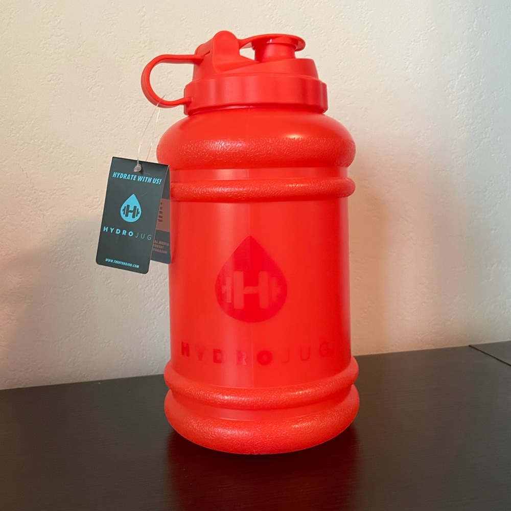 HydroJug - Firecracker Red and Straw